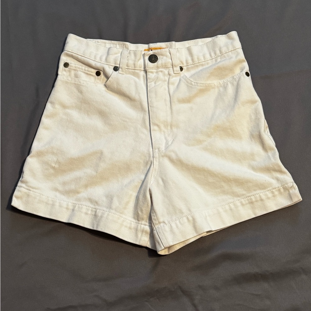🎀 Women’s Denim Shorts Size 4 White Olay Brand